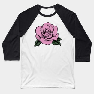 pink rose Baseball T-Shirt